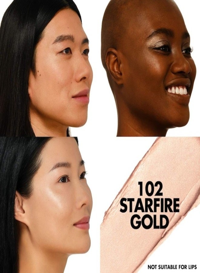 MAKE UP FOR EVER Artist Color Crayon Waterproof Multi-Use Stick 7g – Shade 102 Starfire Gold – Light Champagne for Eyes & Face - Image 2