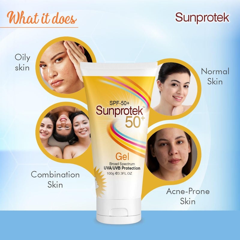 Salve Sunprotek Matte Look Sunscreen SPF50 PA For Oily or Acne prone skin Paraben  Sulphate free For Women And Men  100gm - Image 5