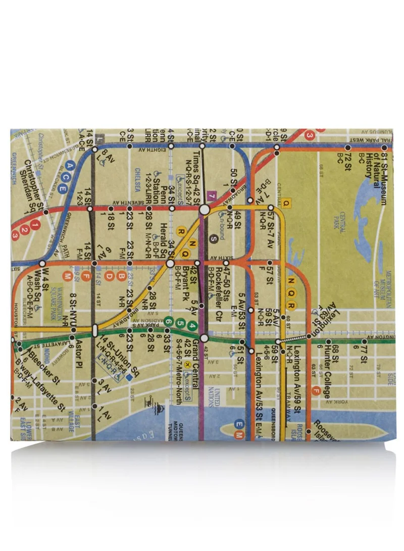 Dynomighty Nyc Subway Map  Wallet