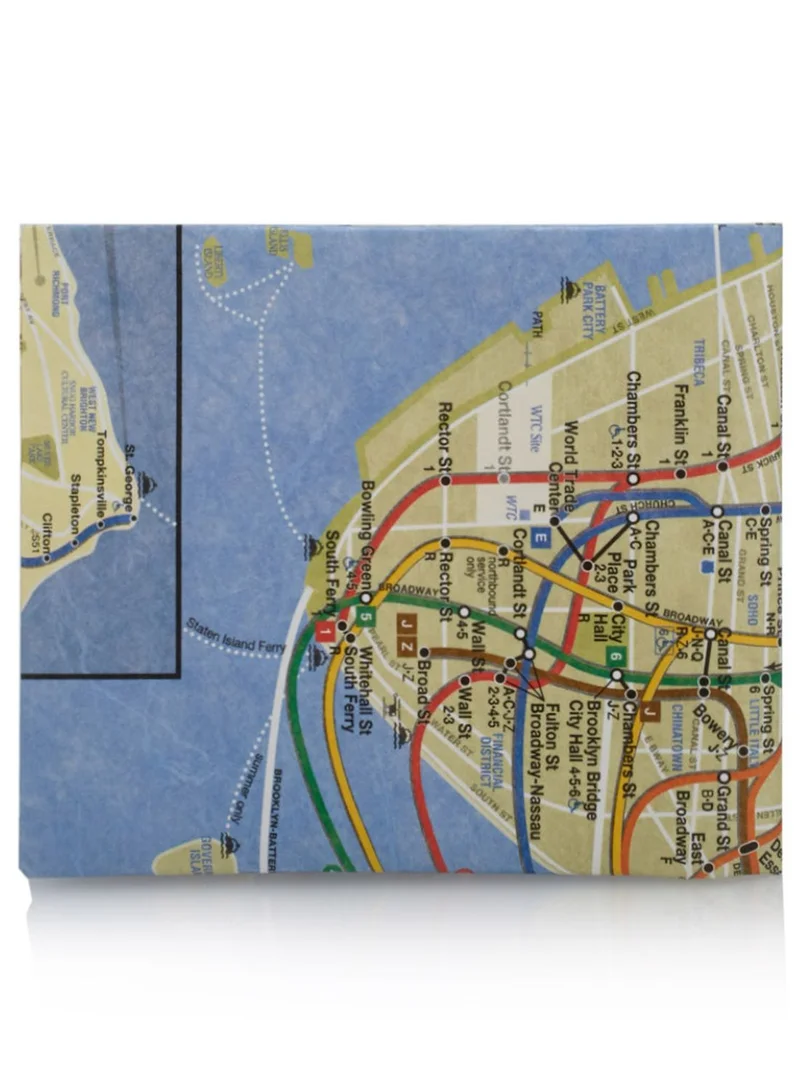Dynomighty Nyc Subway Map  Wallet