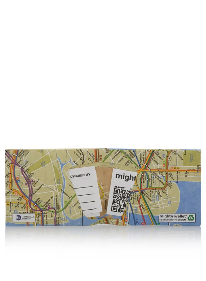 Dynomighty Nyc Subway Map  Wallet