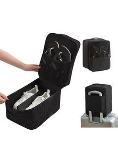 XiuWoo Portable Large Flying Carryon Shoe Luggage, Shoes Storage Organizer, Multipurpose Travelling Shoe Holder Storage Bag, Footwear Organizer Pouch, Travel Shoe Bags for 3 Pair of Shoes with Handle  - Image 1