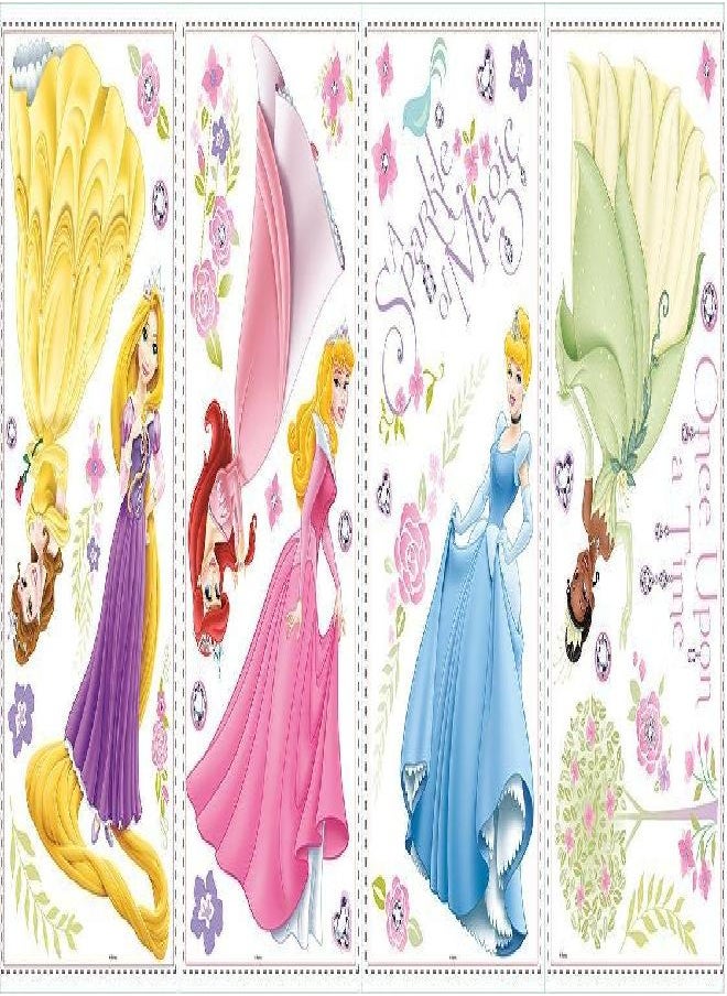 RoomMates - RoomMates RMK1903SCS Disney Princess Glow Princess Peel and Stick Wall Decals - Image 1