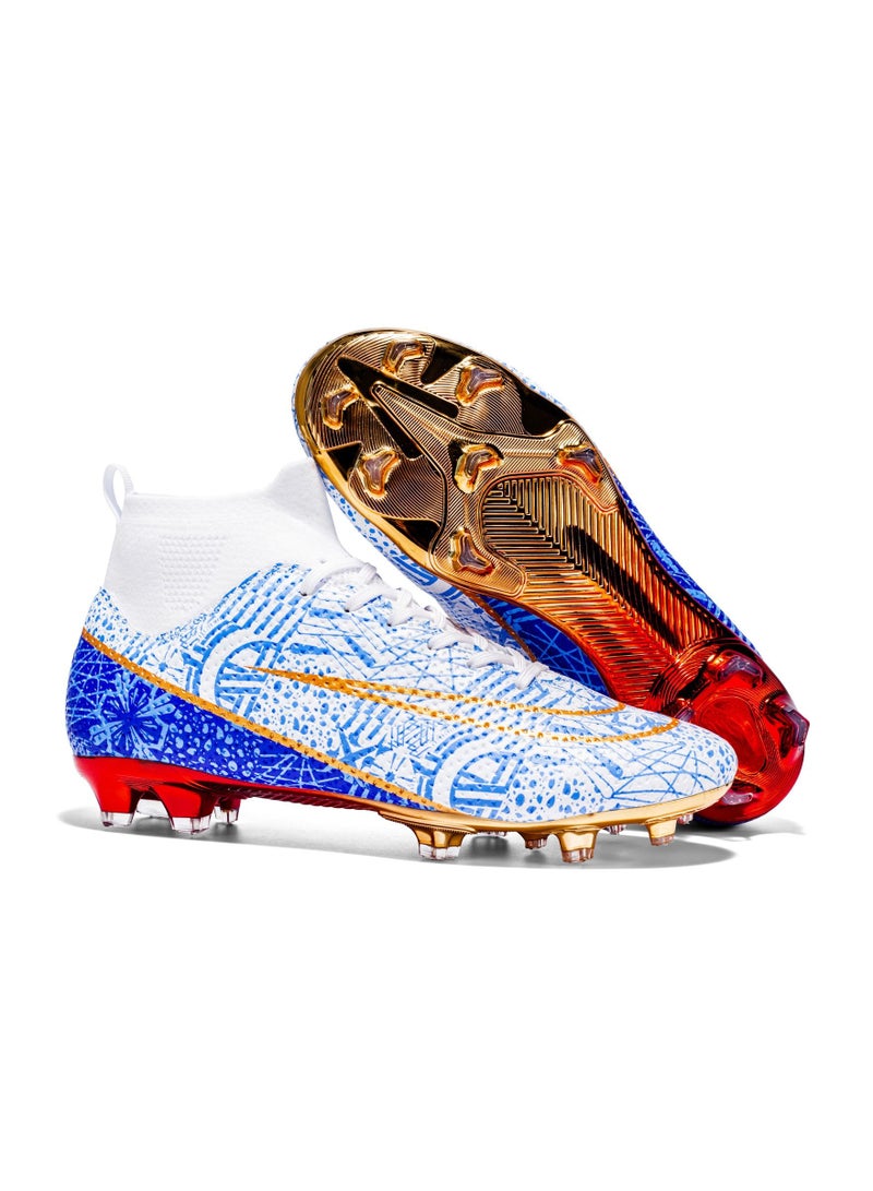 KUYING Adult Training High Top Football Boots