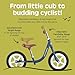Retrospec Cub 2 Toddler 12 Balance Bike 18 Months 3 Years Old No Pedal Beginner Kids Bicycle for Girls Boys FlatFree Tires Adjustable Seat Durable Frame - Image 4