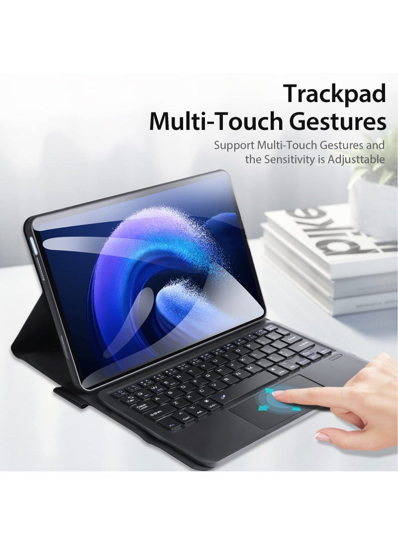 DUX DUCIS for Xiaomi Pad 6 Keyboard Case, Supports a Variety of Touch Gestures Trackpad, Wireless Bluetooth 5.0 Compatible with Xiaomi Pad 6 Pro Stand Keyboard Cover - Image 3