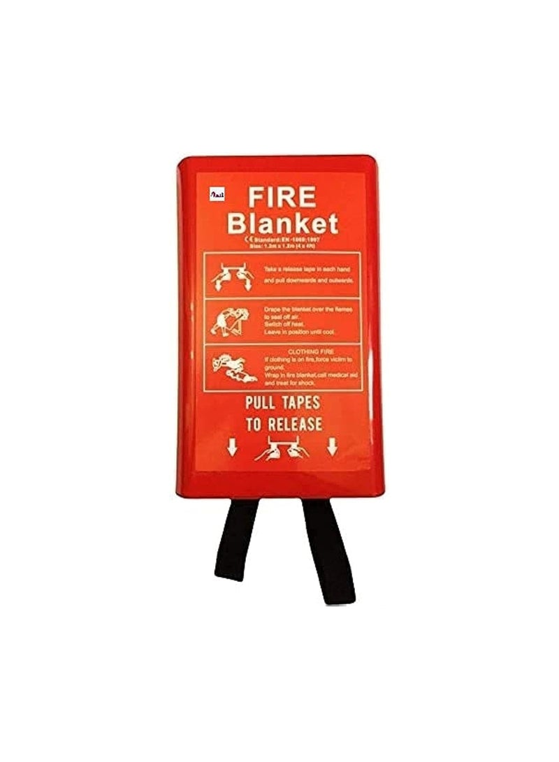 ABBASALI Fire Blanket 1.2m x 1.2m (4ft x 4ft) 