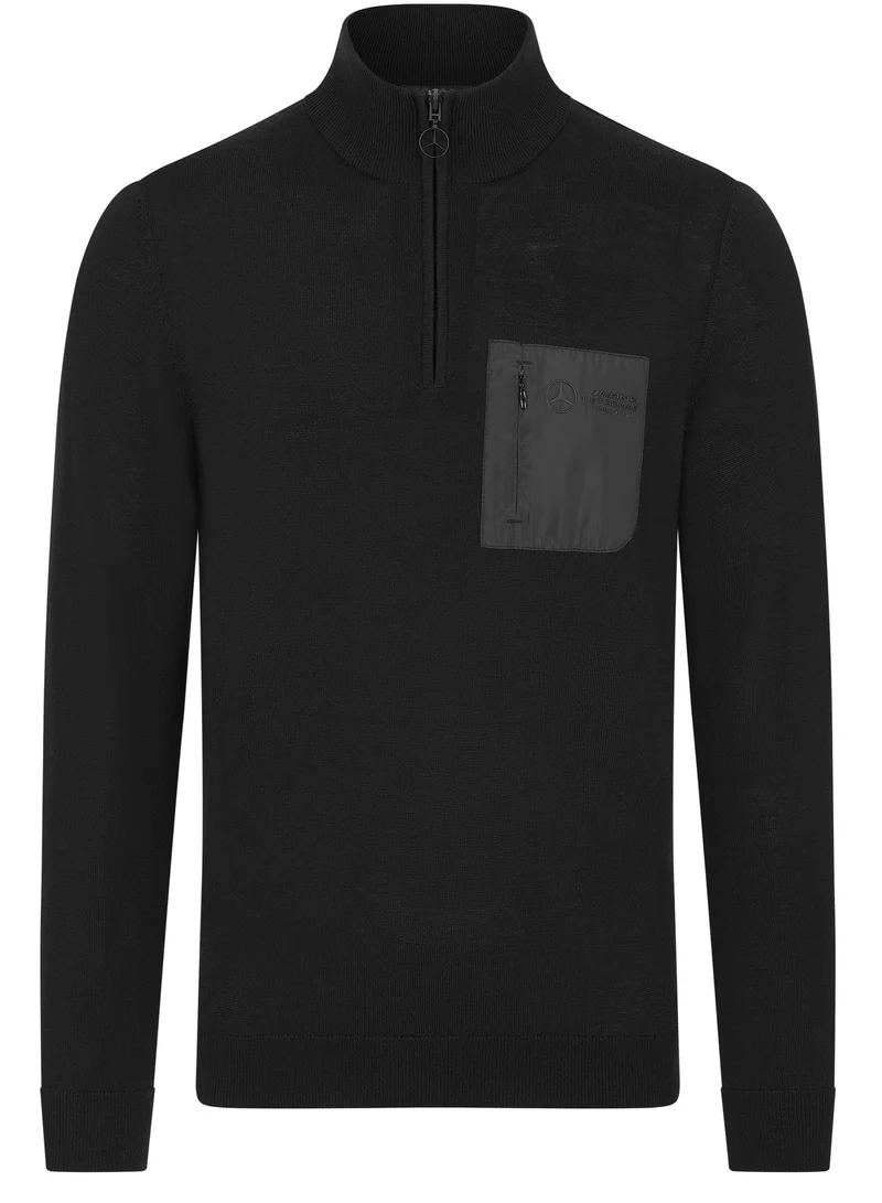 AMG Petronas Formula 1 Team  Mercedes-AMG Petronas Formula One Team Men's Elevated Quarter Zip Sweatshirt for Men | Best Price UAE