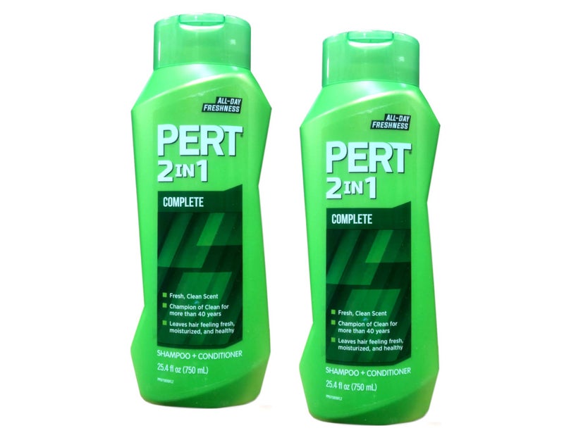 Pert Classic Clean 2 In 1, For Normal Hair, 25.4 Fl Oz (Pack of 2) - Image 1
