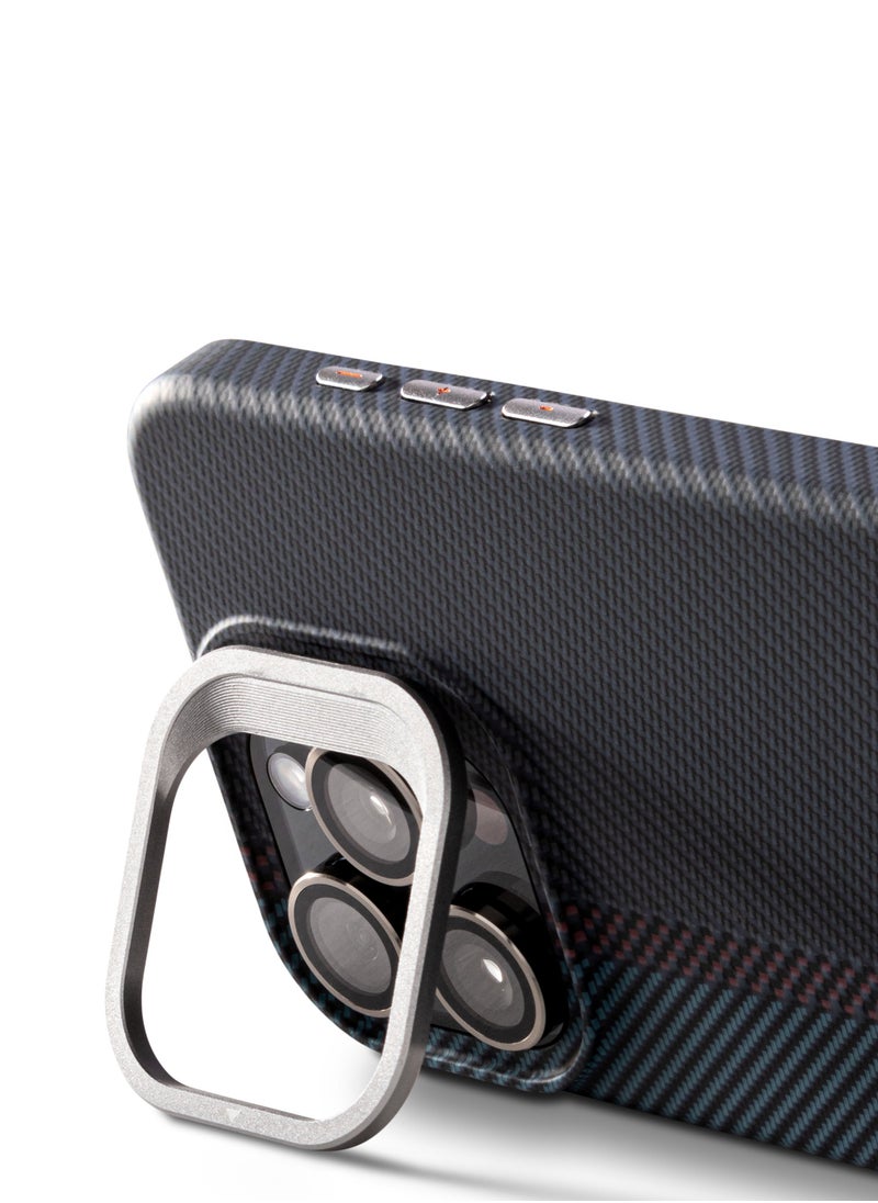 darc iPhone 16 Pro Case Carbon Fiber with MagSafe and Stand - Midnight Line  - Image 4
