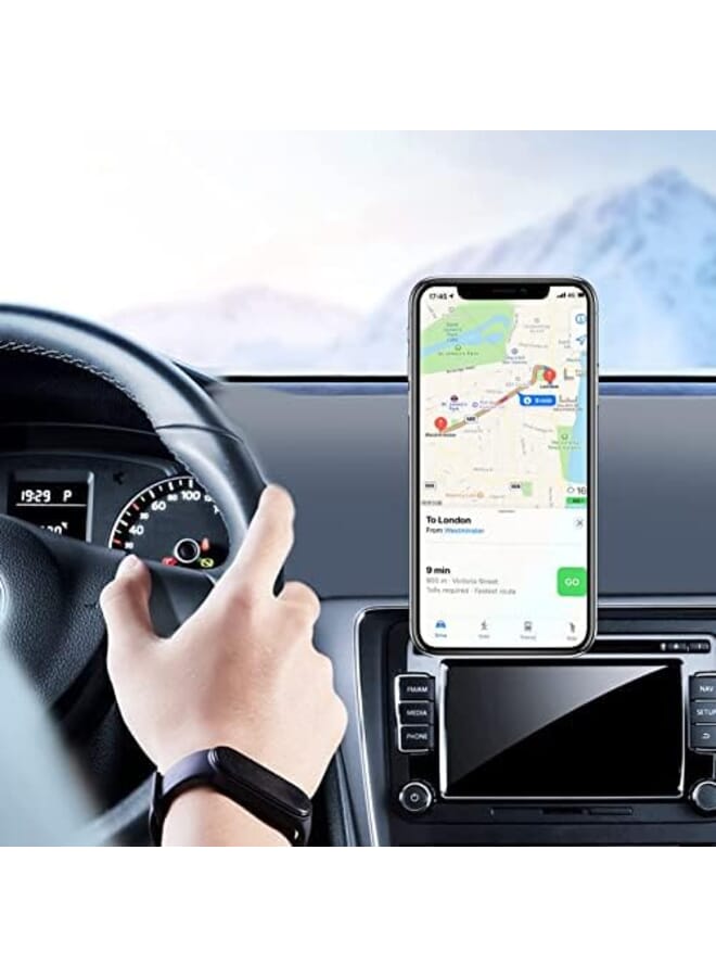 Excefore Magnetic Phone Car Mount Dashboard Phone Holder For Car Nano Adhesive Super Strong Magnets 360 Degree Rotation Universal Compatibility For Iphone Samsung Lg Gps Fits All Smartphones - Image 4