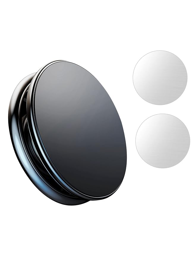 Excefore Magnetic Phone Car Mount Dashboard Phone Holder For Car Nano Adhesive Super Strong Magnets 360 Degree Rotation Universal Compatibility For Iphone Samsung Lg Gps Fits All Smartphones - Image 1