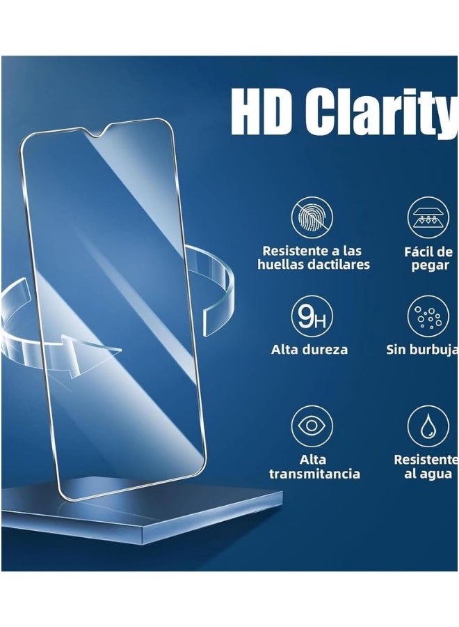 DUSALA Samsung A26 Shockproof Clear Case with 2Pack Tempered Glass Screen Protector Edge to Edge Full Screen Coverage,Samsung Galaxy A26 5G 2025 Bumper Cover. - Image 4