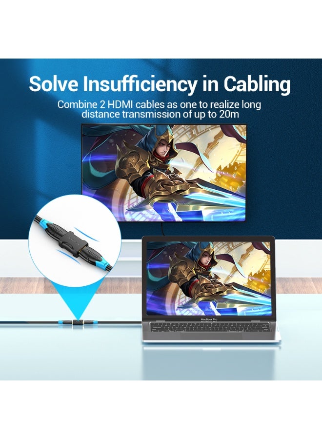 VENTION HDMI Female to Female Coupler Adapter Black Model - Image 4