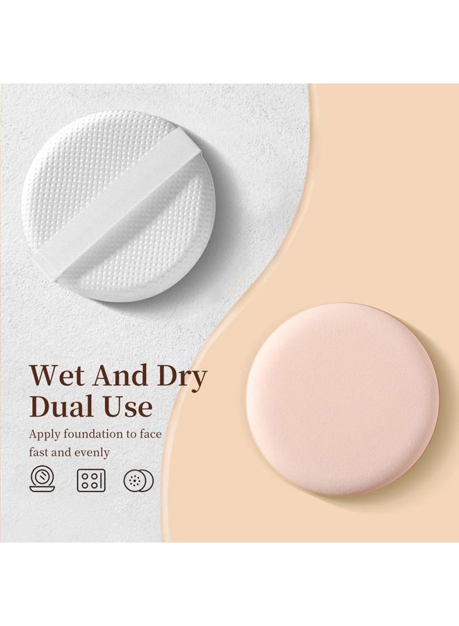 MOHOPE 8Pcs Air Cushion Makeup Puffs for Foundation with Portable Box, No Latex Blending Sponge for Liquid, Cream, Foundation and Powder, Teardrop Powder Puff, Grass - Image 3