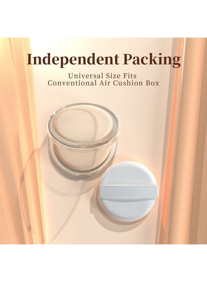 MOHOPE 8Pcs Air Cushion Makeup Puffs for Foundation with Portable Box, No Latex Blending Sponge for Liquid, Cream, Foundation and Powder, Teardrop Powder Puff, Grass - Image 2