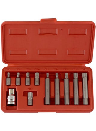 NEIKO 10078A XZN Triple Square Spline Bit Socket Set | 11 Piece Long and Short | 12 Point | CrV Steel - pzsku/Z7507651A8E55A23A56DBZ/45/_/1731077874/2ab0de2d-beef-4f34-8bb5-1ca6102bfe69