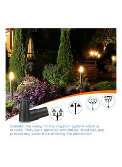 Y&D SYOSI Waterproof Wire Connectors, 100Pcs Nuts Grease Cap Outdoor Electrical Nut for Landscape Lighting  - Image 5