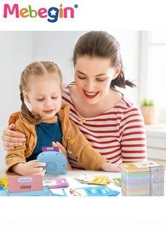 MEBEGIN Flash Cards Learning Toy with 510 Words, Chargeable Audible Educational Toy with USB Cable, Sounding Educational Device, Lightweight Portable Learning Toy, Children's Enlightenment Educational Toys  - Image 3