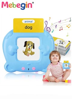 MEBEGIN Flash Cards Learning Toy with 510 Words, Chargeable Audible Educational Toy with USB Cable, Sounding Educational Device, Lightweight Portable Learning Toy, Children's Enlightenment Educational Toys  - Image 2