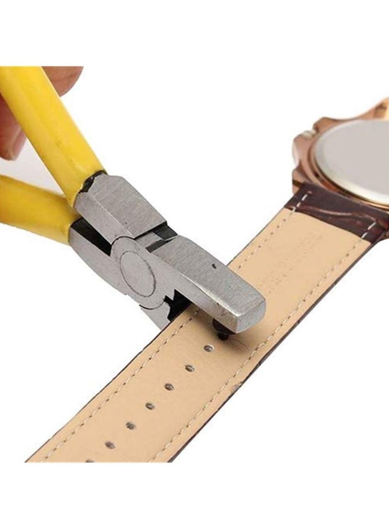 Watch Band Leather Hole Punch Plier Universal 2.0mm Hand Strap Wrist Belt Puncher Pliers Repair Tools Suitable for Belts, Dog Collars, Shoes, DIY Home or Craft Projects - Image 3