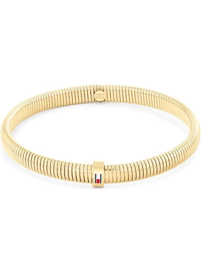 TOMMY HILFIGER Stretch Bangle Bracelet in Gold