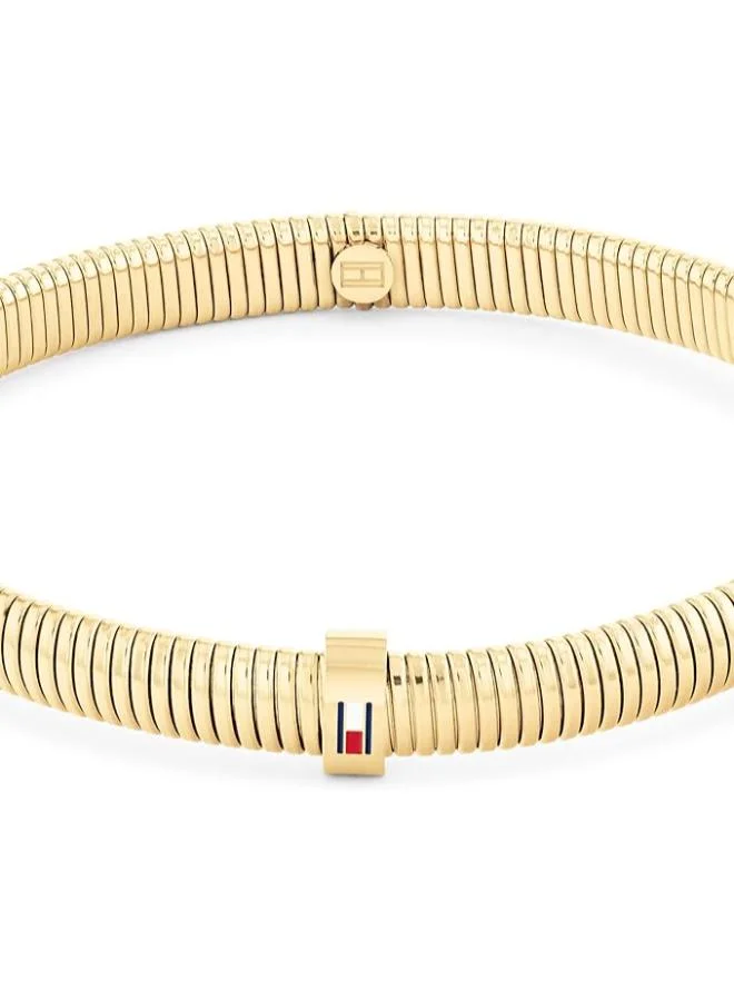 TOMMY HILFIGER Stretch Bangle Bracelet in Gold