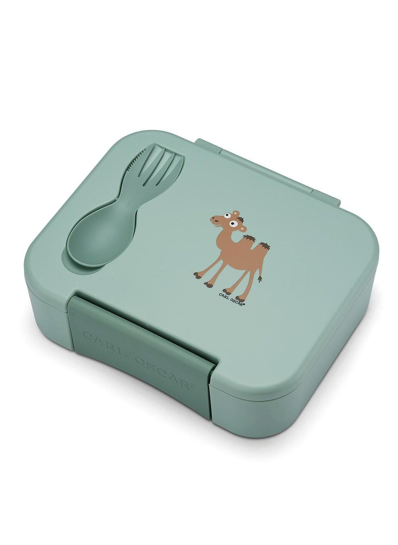 Carl Oscar Sweden Bentobox™, 1.0L Kids - Green Camel - Image 1