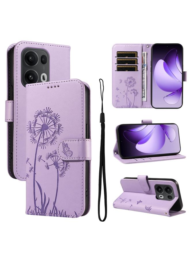 S-TOP Case For OPPO Reno13 Pro Global Dandelion Embossed Pattern Flip Leather Phone Case - Image 1