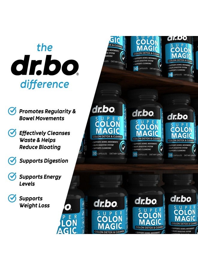 dr.bo Colon Cleanser Detox for Weight Flush - 15 Day Colon Cleanse Pills & Probiotic - Fast Natural Laxative, Constipation Relief, Bowel Movement Supplements for Intestinal Stomach Bloating Gut Loss Support - Image 4