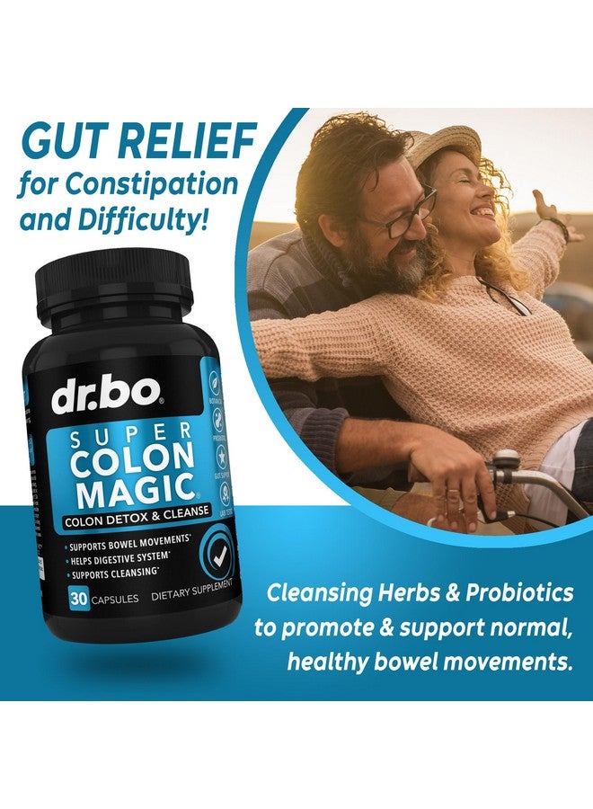 dr.bo Colon Cleanser Detox for Weight Flush - 15 Day Colon Cleanse Pills & Probiotic - Fast Natural Laxative, Constipation Relief, Bowel Movement Supplements for Intestinal Stomach Bloating Gut Loss Support - Image 3