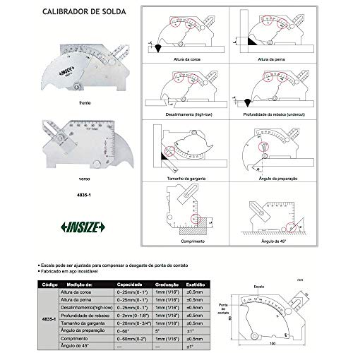 INSIZE 4835-1 Welding Gage - Image 3