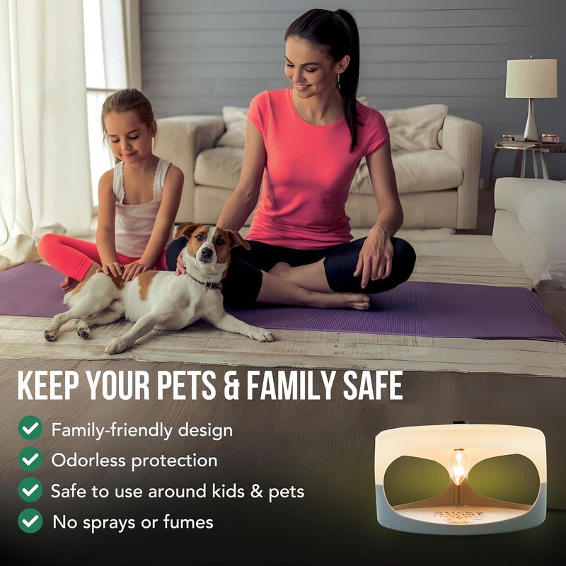 Aspectek Sticky Dome Flea Trap with 2 Sticky Discs. Odorless, Non-Toxic, Natural Insect Traps, Safe for Indoor Use, Children and Pets - 2 Pack - Image 4