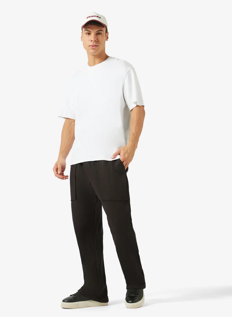 سفنتي فايف بيسيكس Regular fit-  Open Hem Joggers