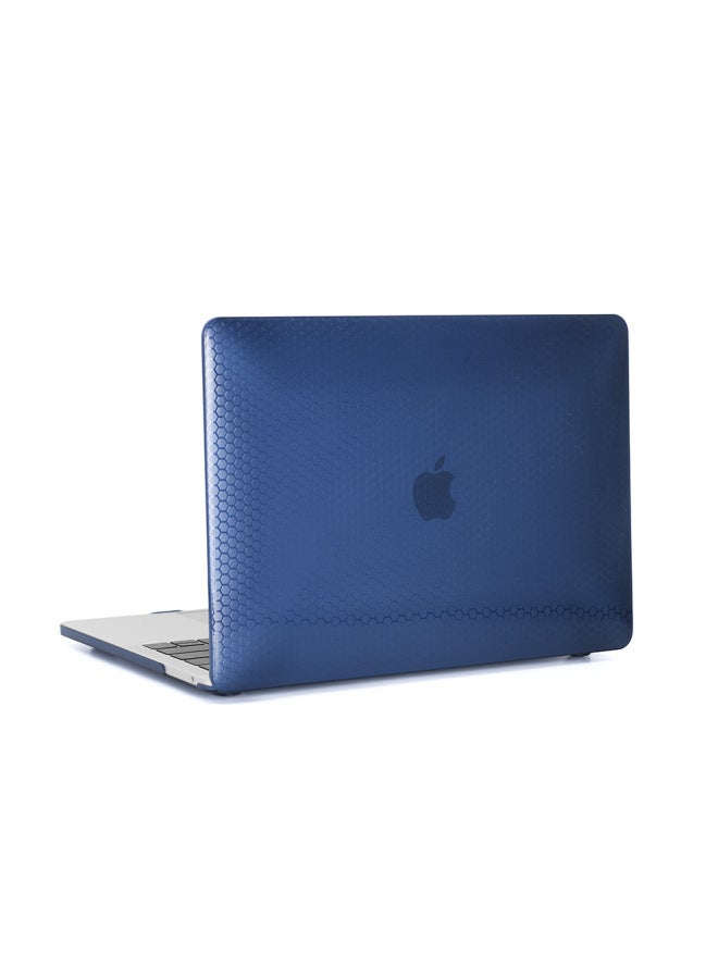 For Apple Laptop Protective Case Macbook Pro Computer Case Air13 Apple Computer Protective Case M2-Color:Double Sided Honeycomb Pattern-aquamarine-Applicable Model:(flat)-2020-2022pro13(a2251/2289/2338) - Image 1