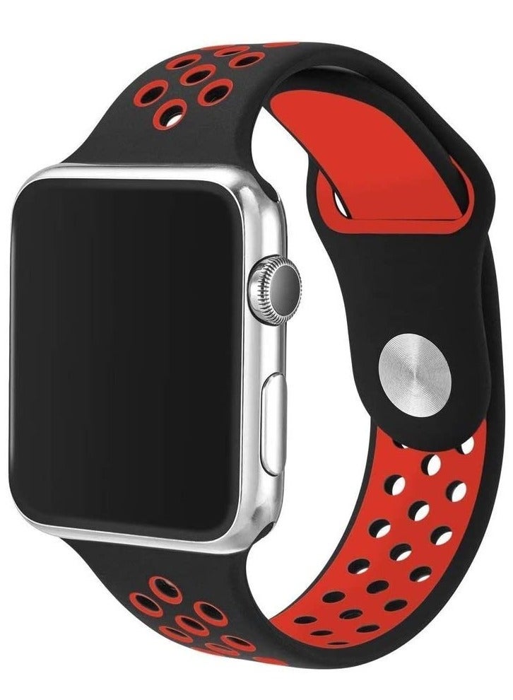 GULFLINK Silicone Watch Band 220mm Length for Apple iWatch 42/44/45 mm  - Image 1