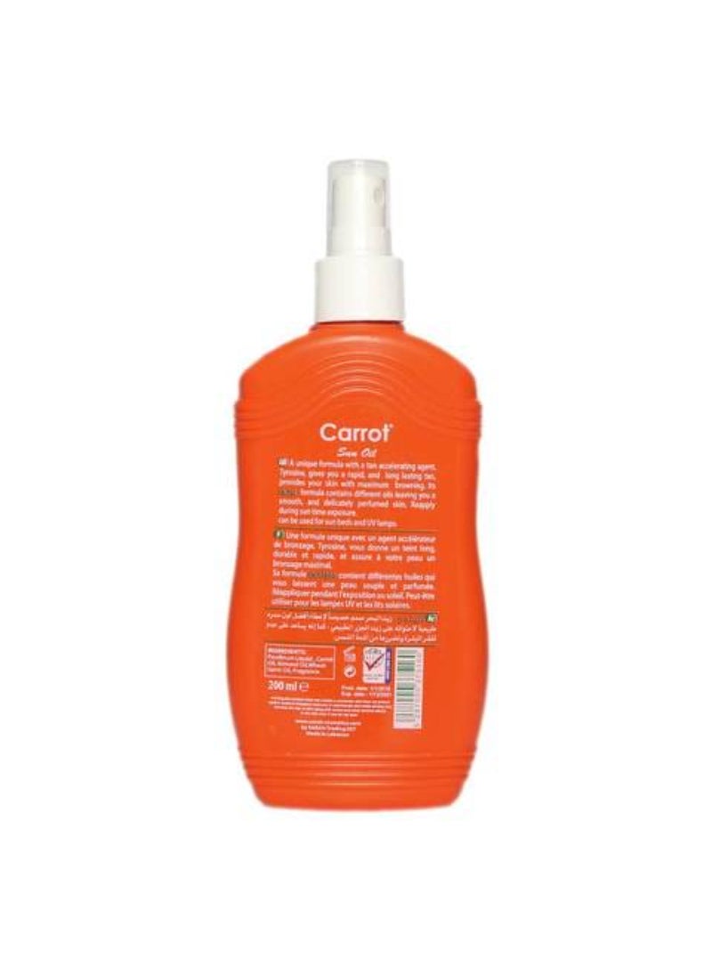 Carrot Sun Tanning Oil Clear 200ml - pzsku/Z7507F31E9FFCB7CBE39BZ/45/_/1710410411/10710867-c2ce-46bd-a64b-cc73576c832b