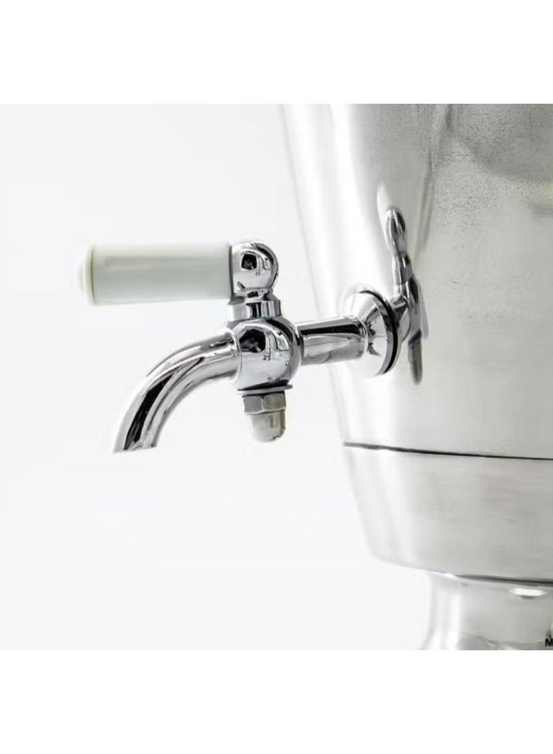 غالف دالا الخليج شاي كهربائي سماور فضي - Image 5