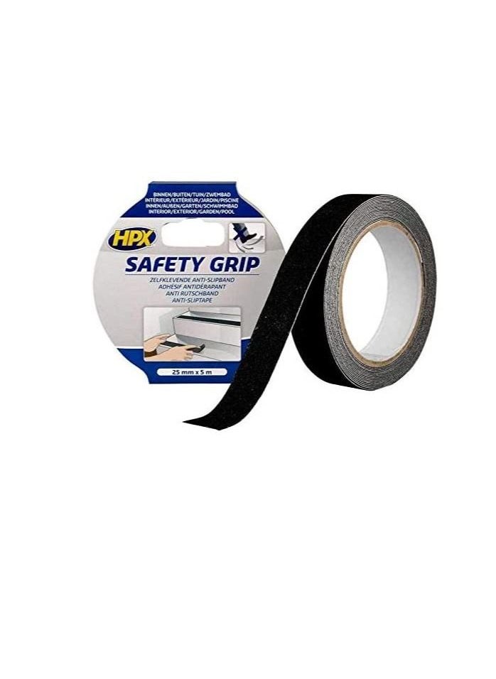 HPX - HPX Anti-slip Safety Grip Tape Black 25mm X 18m - SB2518 - Image 1