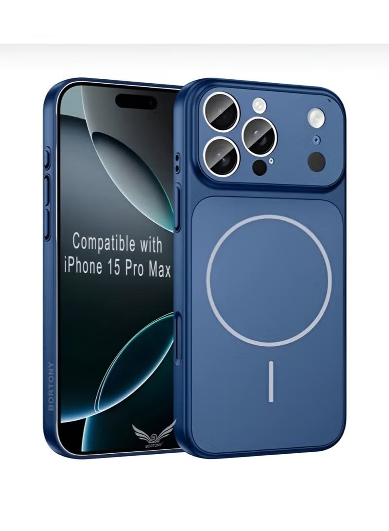 JAJEEK Ultra-Thin iPhone 15 Pro Max Case – Slim Hard Cover with Camera Protection & MagSafe | Lightweight Matte Finish | 6.7 Inch - Image 3