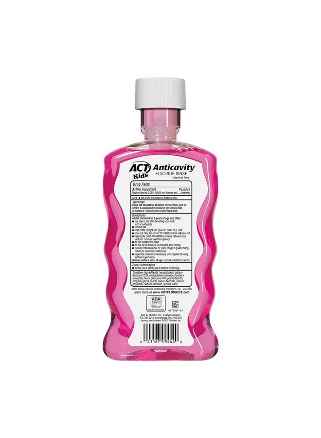CHATTEM Act Anticavity Kids Flouride Rinse Bubble Gum Blowout Flavor 18 Ounce Bottles (Pack Of 3) - Image 2