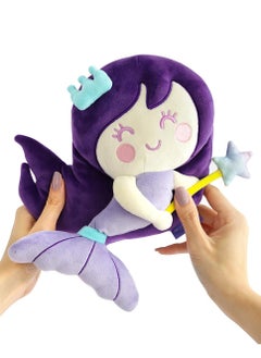 Milk&Moo Milk&Moo Little Mermaid Plush Toy, Cute Super Soft Toys, Perfect for Playing and Snuggling, Safe for Children, 100% Polyester, 10.6 inches  - Image 4