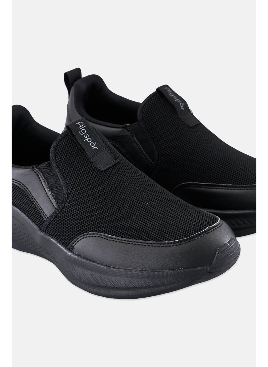 Algspar Men Slip On Casual Shoes, Black  - Image 4