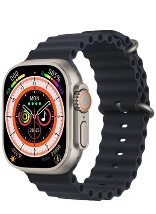 HW 8 ULTRA MAX Smart Watch Series 8 Ultra With Full Screen Works With the Android And IOS System Quick Response Wireless Charging And Supports GPS , Size 49 mm - Black - pzsku/Z7508545D8A275125C30AZ/45/1746264790/18970a55-c450-4c09-b4c8-ac2820761b84