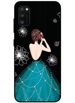 Protective Case Cover For Samsung Galaxy A41 Smart Series Printed Protective Case Cover for Samsung A41 Girl Backside View