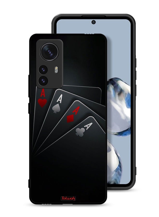 Tolwak Xiaomi 12 Pro Protective Case Cover Cards A - Image 1