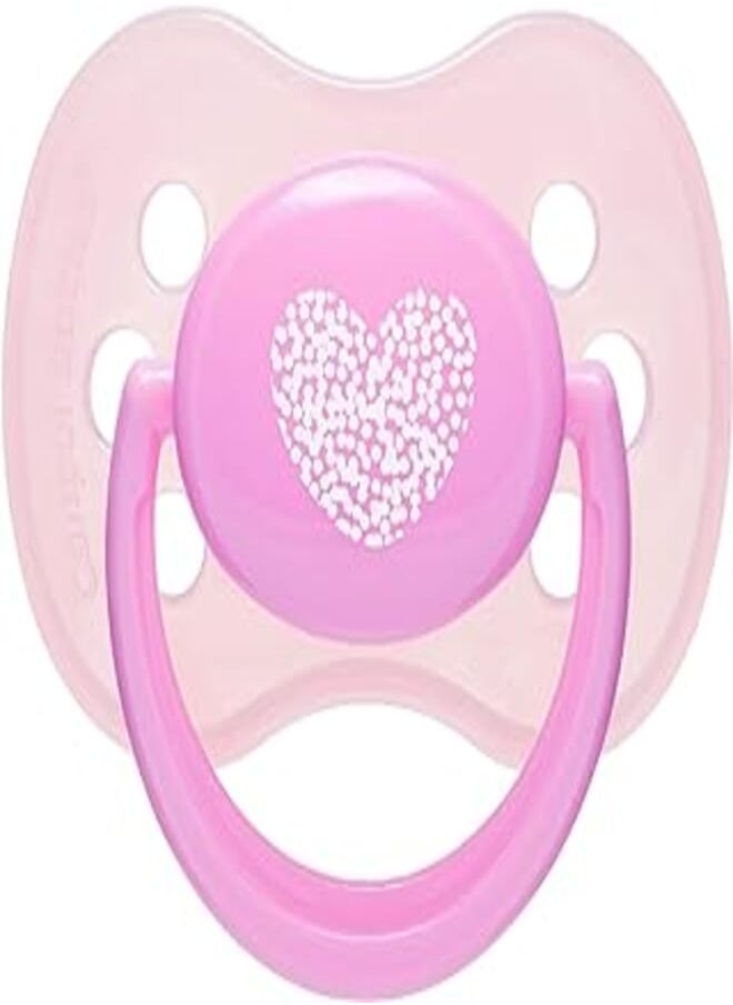 Canpol babies - Canpol babies 22/423-Silicon cherry Shape soother size 6-18m model Pastel Love color pink - Image 1