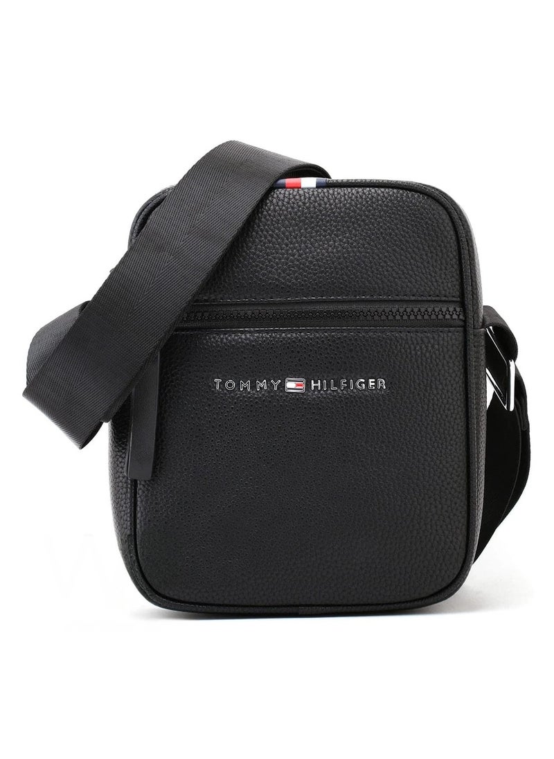 Tommy Hilfiger Cross Bag Black Leather - pzsku/Z75087F4430A0E885EA76Z/45/_/1737547624/25717f52-ca5a-4532-ab60-97b162f25697