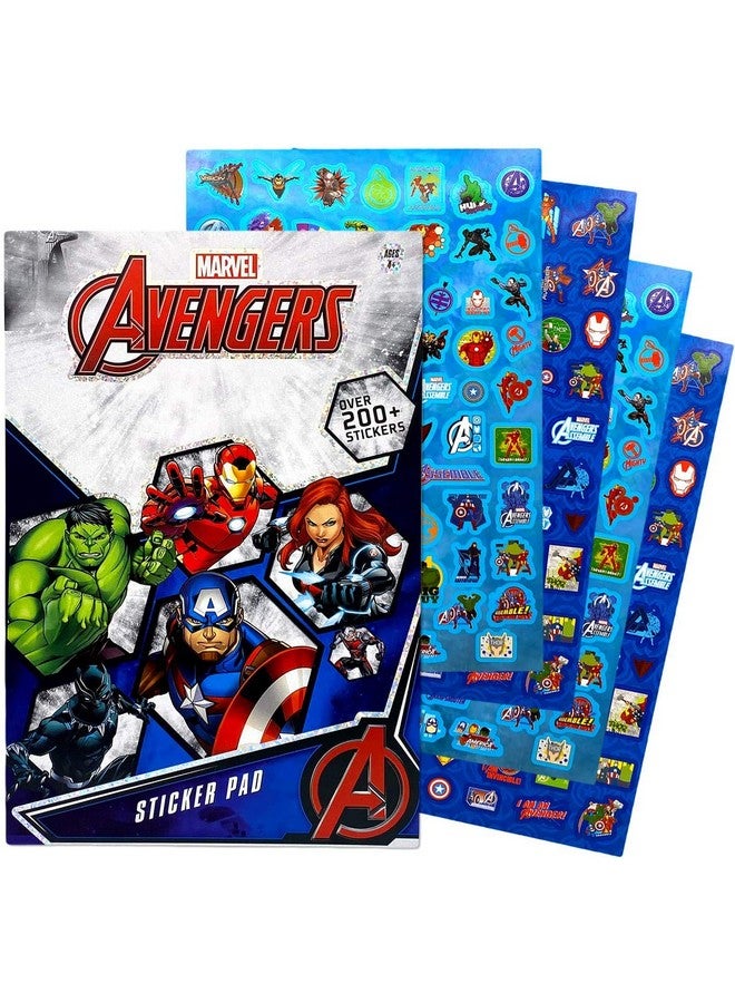 Bendon 2325687 Avengers 80 Page Coloring Book Marvel Avengers Hero Sticker Book Over 200+ Perfect For Gifts Party Favor Goodies Reward Scrapbooking Children Craft School For Kids Girls Boys - Image 4