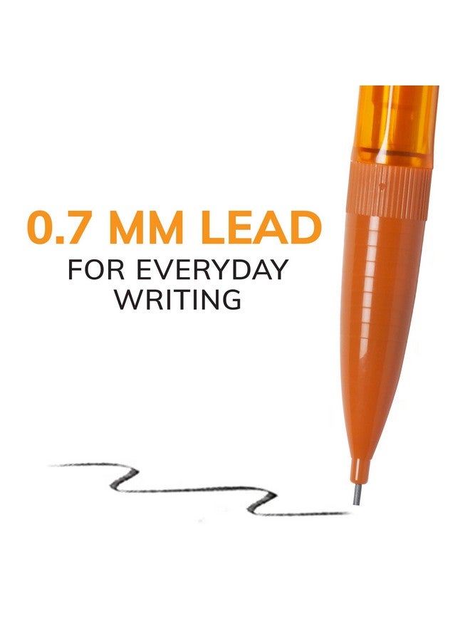 بيك أقلام رصاص ميكانيكية بيك إكسترا سموث مع ممحاة، إصدار برايت، رأس متوسط (0.7 مم)، تكتب بسلاسة وداكنة، لا تلطخ، تُمسح بسهولة، مجموعة هدايا من 40 قلمًا بألوان متنوعة - Image 3